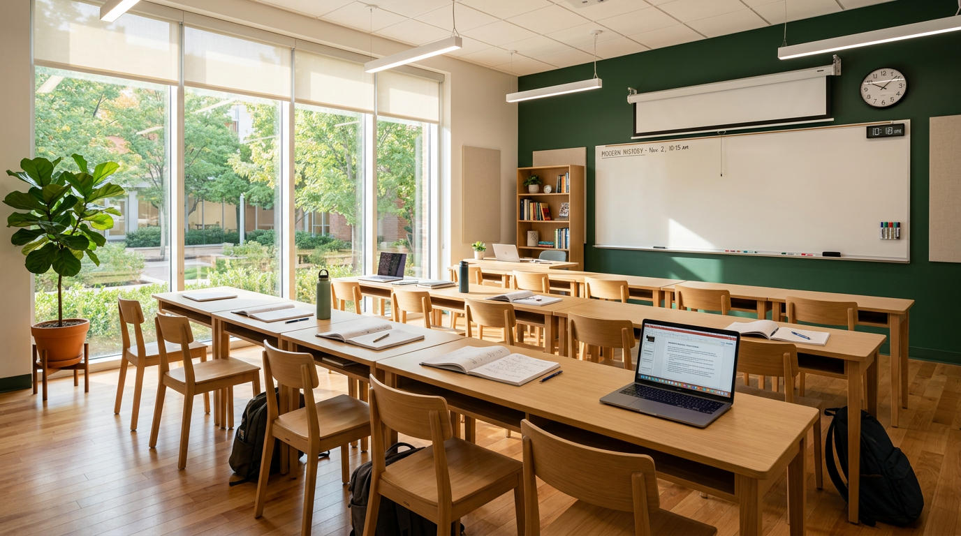 A bright and welcoming learning space at Somerset Learning Academy