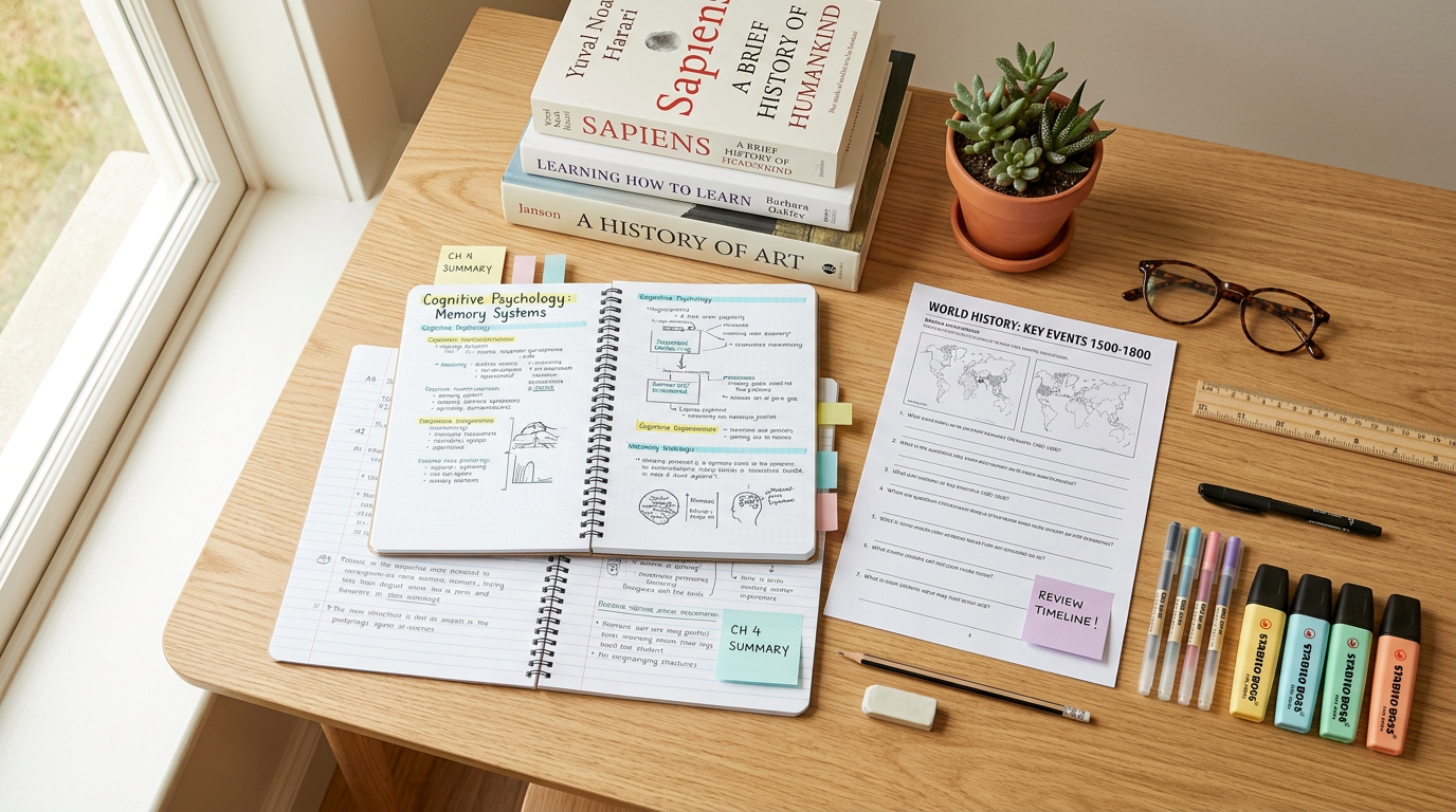 Study resources and materials at the academy